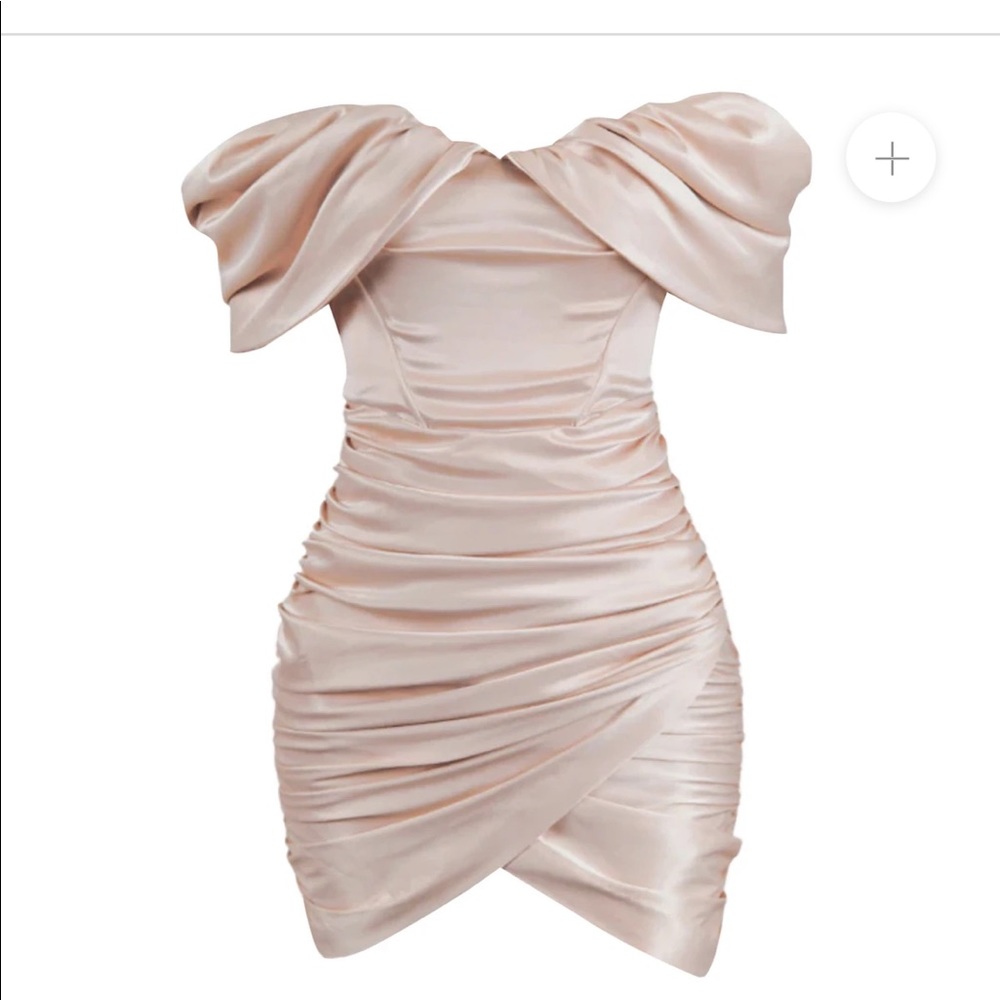 DIVINE SATIN CORSET DRESS